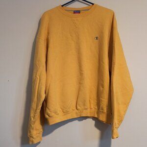 Vintage Champion Crewneck Sweatshirt- Yellow